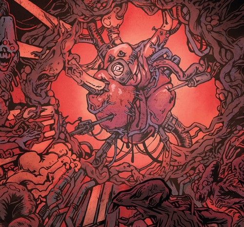 RRD020810 Heart The City Beneath RPG: GM Screen published by Rowan, Rook and Decard Ltd