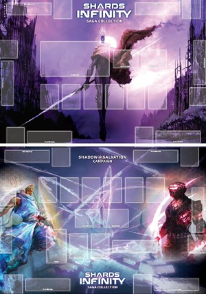 SBSHA00299 Shards of Infinity Saga Edition: Double-Sided Playmat published by Stone Blade Entertainment