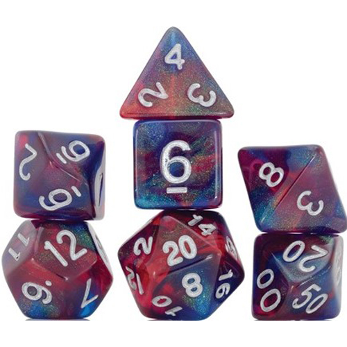 SDZ000901 Summer Berries Polyhedral Dice Set published by Sirius Dice