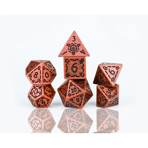 SDZ001701 Illusory Metal Copper Poly Set published by Sirius Dice