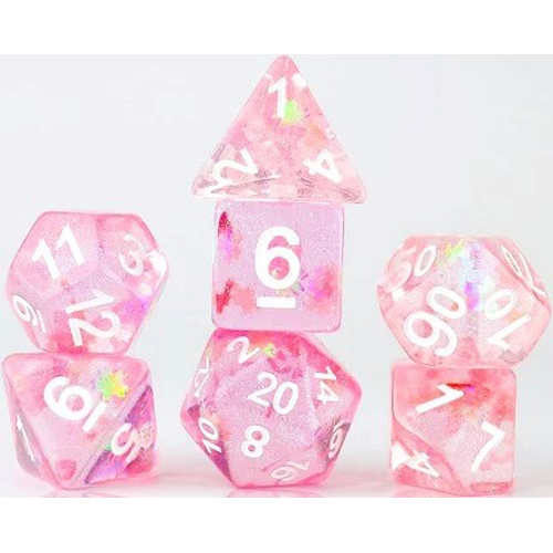 SDZ001901 Celestial Autum Dawn Polyhedral Dice Set published by Sirius Dice