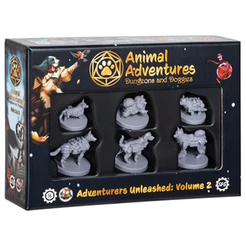 SFAADD002 Animal Adventures RPG: Tales Of Dungeons And Doggies Volume 2 Miniatures published by Steamforged Games