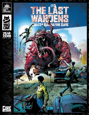 2!SFHTLW01 The Last Wardens RPG Tabletop Roleplaying Game Core Rulebook published by Studio Far Horizons