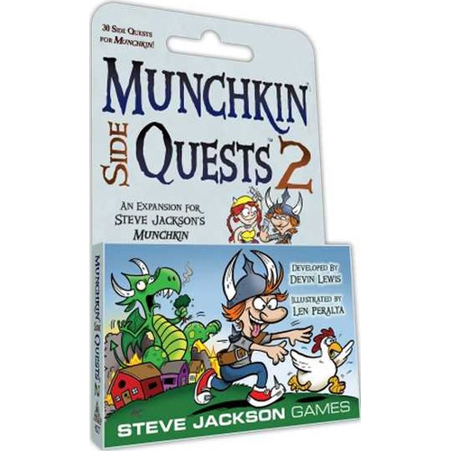SJ4277 Munchkin Card Game: Side Quests 2 Expansion published by Steve Jackson Games