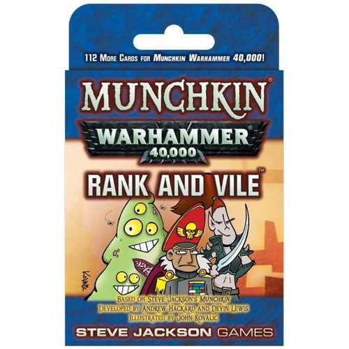 SJ4489 Munchkin Card Game: Warhammer 40,000 Rank And Vile Expansion published by Steve Jackson Games