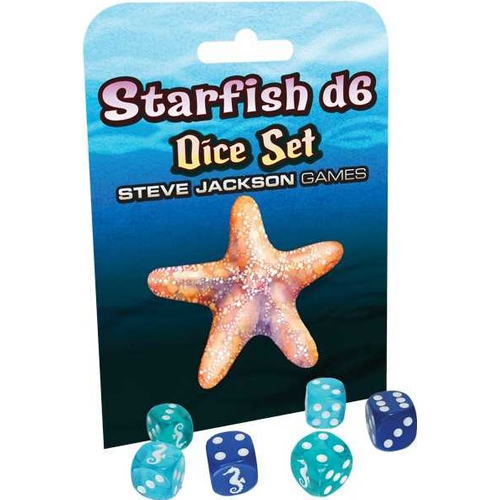SJ590009 Starfish D6 Dice Set published by Steve Jackson Games