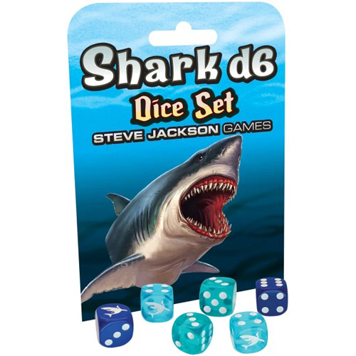 SJ5995 Shark D6 Dice Set published by Steve Jackson Games