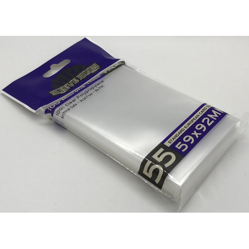 SKS9904 55 x Premium Standard European Card Sleeves (59mm x 92mm) published by Sleeve Kings