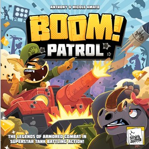 2!SND1024 Boom Patrol Board Game published by Smirk and Dagger Games