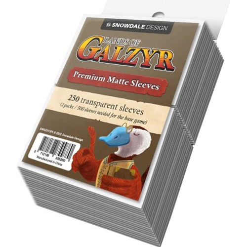 SNOSWG221501 Lands Of Galzyr Board Game: 250 Sleeve Pack published by Snowdale Design