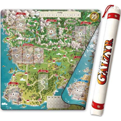 SNOSWG221801 Lands Of Galzyr Board Game: Playmat And Bag published by Snowdale Design