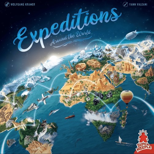 SUMEXP Expeditions Around The World Board Game published by Super Meeple
