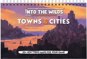 TCITW02002 Into The Wilds Battlemap Book: Volume 3: Towns And Cities published by Tom Cartos
