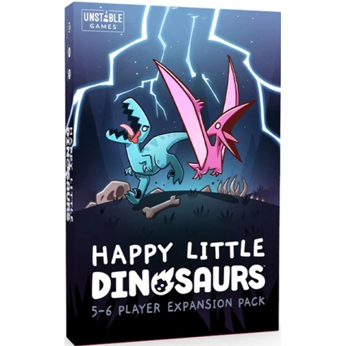 TEE5565UUEXP1 Happy Little Dinosaurs Card Game: 5-6 Player Expansion published by TeeTurtle