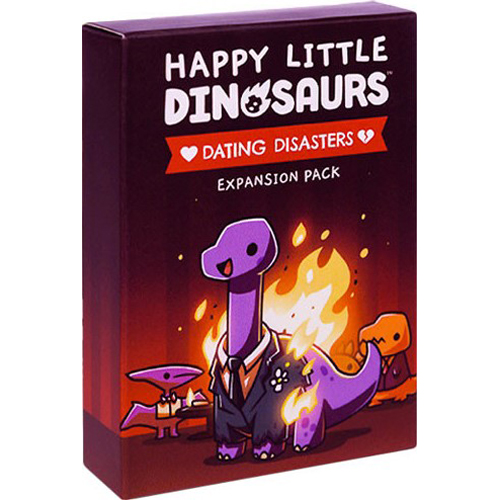 TEE6262HLDEXP1 Happy Little Dinosaurs Card Game: Dating Disasters Expansion published by TeeTurtle