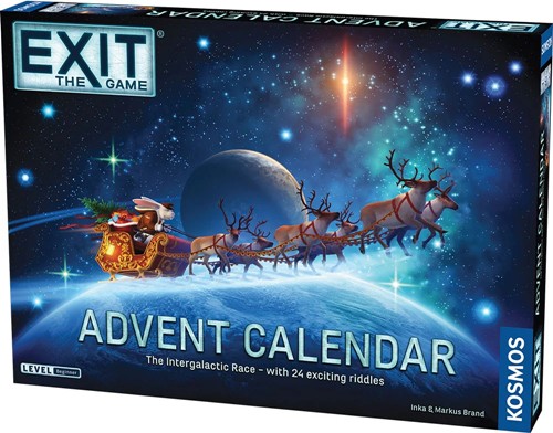 THK683011 EXIT Card Game: Advent Calendar: Intergalactic Race published by Kosmos Games