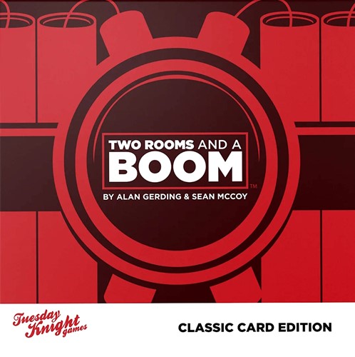 TKGTRB001 Two Rooms And A Boom Card Game published by Tuesday Knight Games
