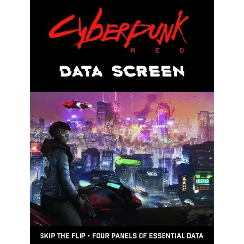 TRGCR3011 Cyberpunk 2020 RPG: Red Data Screen published by R Talsorian Games