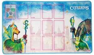 TWK1202 Citizens Of The Spark Card Game: Playmat published by Thunderworks Games
