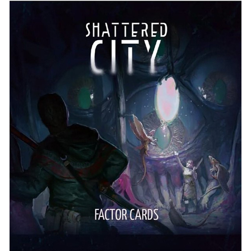 UFP0203 Shattered City RPG: Factor Cards published by UFO Press