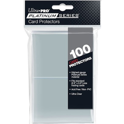 UP15221 Ultra-Pro 100 x Platinum Series Card Protectors 2.5 inch X 3.5 inch published by Ultra Pro