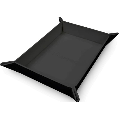 UP16332 Vivid Magnetic Foldable Dice Tray: Black published by Ultra Pro