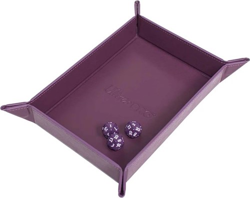 Vivid Magnetic Foldable Dice Tray: Midnight Plum