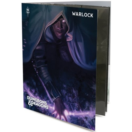 UP18602 Dungeons And Dragons Class Folio With Stickers: Warlock published by Ultra Pro