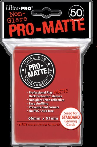 Ultra Pro - Deck Protector ProMatte Red
