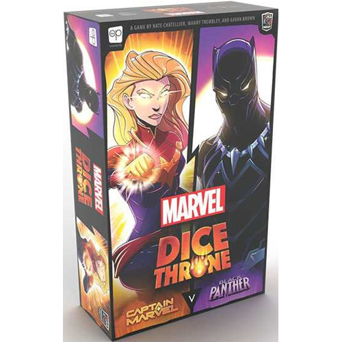 USODT011752 Marvel Dice Throne Card Game: Captain Marvel Vs Black Panther published by USAOpoly