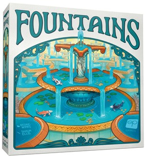 USOHB1839110025 Fountains Board Game published by USAOpoly