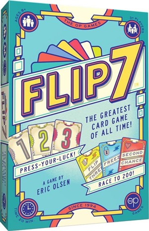 USOPA1728710 Flip 7 Card Game published by USAOpoly