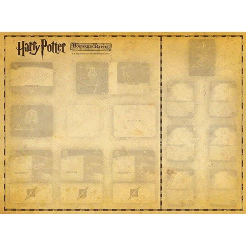 USOPM1040 Harry Potter Hogwarts Battle: Cooperative Deck Building Game Playmat published by USAOpoly