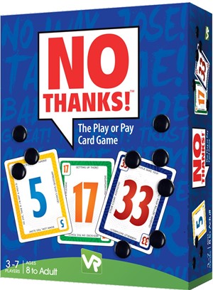 VRDNOTH No Thanks Card Game (2019 Edition) published by Amigo Spiele