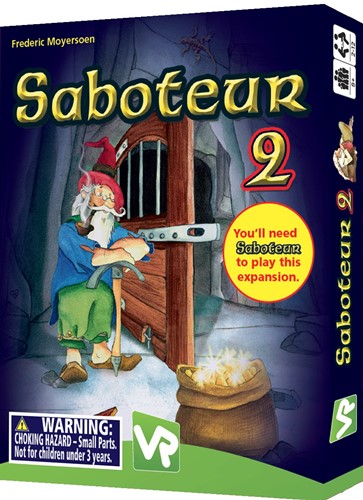 VRDSAB2 Saboteur Card Game: Saboteur 2 Expansion (2019 Edition) published by Amigo Spiele