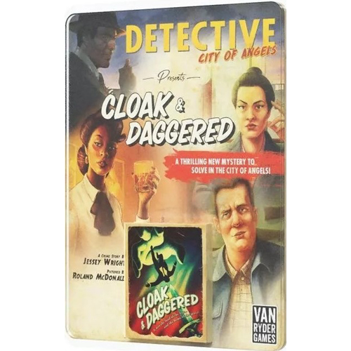 VRG007SC001 Detective Board Game: City Of Angels: Cloak And Daggered Expansion published by Van Ryder Games