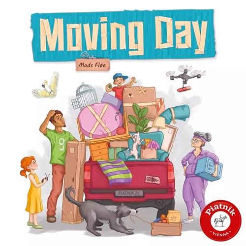 WIE672491 Moving Day Card Game published by Piatnik