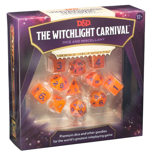 WTCC9282 Dungeons And Dragons RPG: Witchlight Carnival Dice Set published by Wizards of the Coast