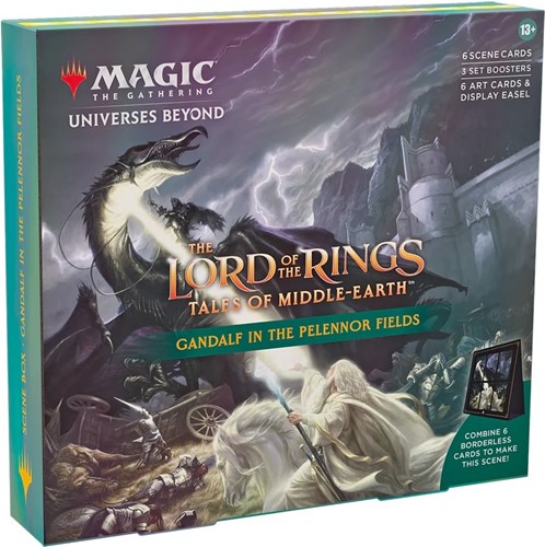 WTCD1526S3 MTG Lord Of The Rings: Tales Of Middle-Earth Gandalf In The Pelennor Fields Holiday Scene Box published by Wizards of the Coast