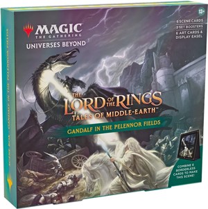 WTCD1526S3 MTG Lord Of The Rings: Tales Of Middle-Earth Gandalf In The Pelennor Fields Holiday Scene Box published by Wizards of the Coast