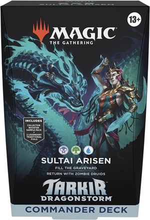 WTCD4275S4 MTG Tarkir Dragonstorm Sultai Arisen Commander Deck published by Wizards of the Coast