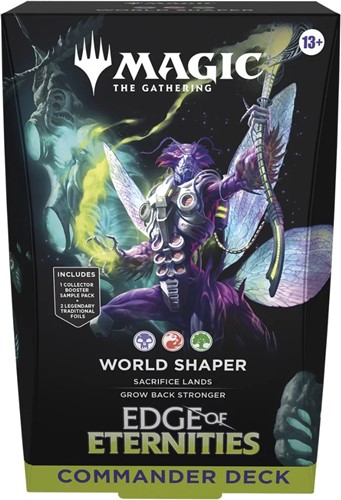 WTCD4450S2 MTG Edge Of Eternities World Shaper Commander Deck published by Wizards of the Coast