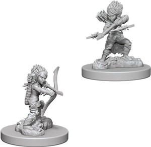 2!WZK73408S Pathfinder Deep Cuts Unpainted Miniatures: Gnome Female Rogue published by WizKids Games