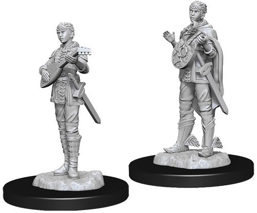Dungeons And Dragons Nolzur's Marvelous Unpainted Minis: Half Elf Female Bard