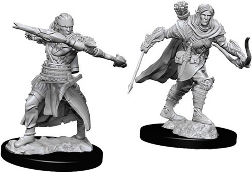 Pathfinder Deep Cuts Unpainted Miniatures: Half-Elf Male Ranger