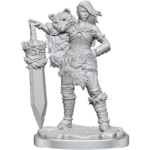 WZK75082 Dungeons And Dragons Frameworks: Human Barbarian Female published by WizKids Games