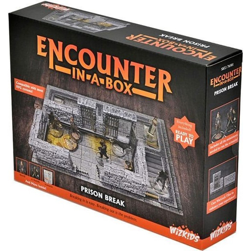 WZK76501 WarLock Tiles System: Encounter In A Box - Prison Break published by WizKids Games