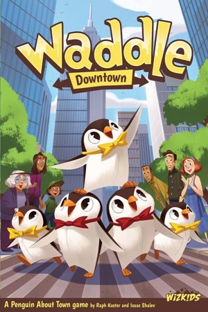 2!WZK87530 Waddle Downtown Board Game published by WizKids Games