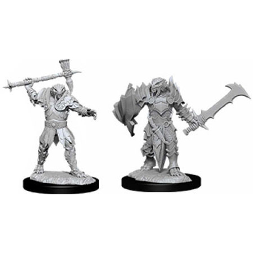 WZK90057S Dungeons And Dragons Nolzur's Marvelous Unpainted Minis: Dragonborn Male Paladin 3 published by WizKids Games