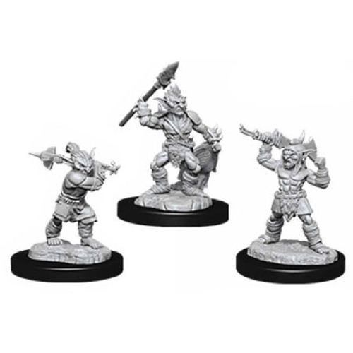 WZK90063S Dungeons And Dragons Nolzur's Marvelous Unpainted Minis: Goblins And Goblin Boss published by WizKids Games